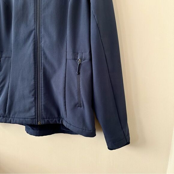 The North Face - Navy Fleece Lined Soft Shell Jacket - Picture 9 of 16